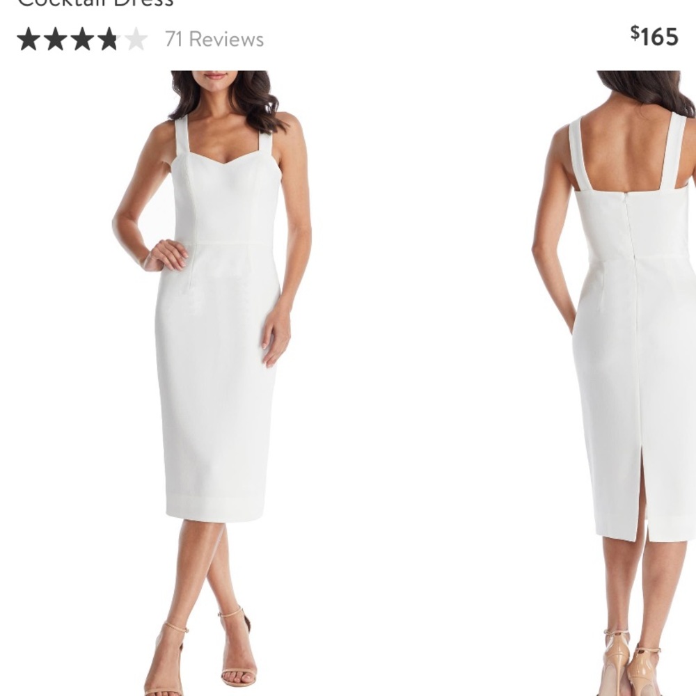Dress the population Nicole off white small